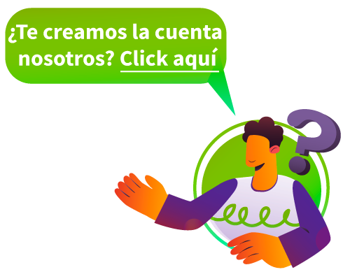 Servicio de creación de la cuenta de Jobfie