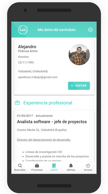 Jobfie app