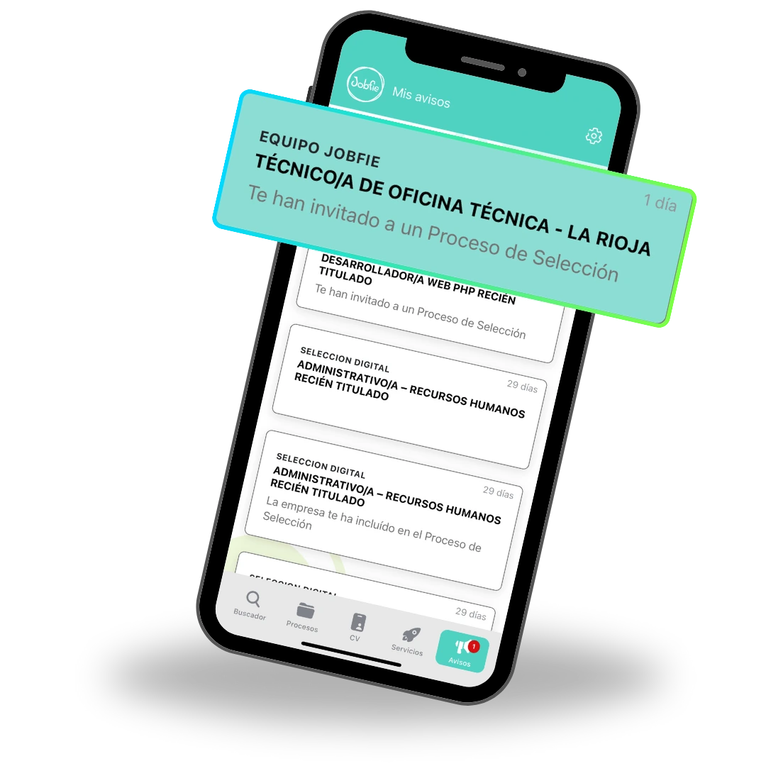 App Jobfie para buscar trabajo en España